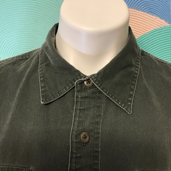 Cabela’s outdoor gear long sleeve green shirt size L - Picture 2 of 9